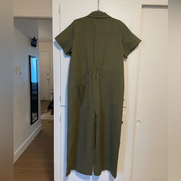 Universal Standard - Small 14/16 - Stretch Cotton Twill Jumpsuit - Picture 6 of 8